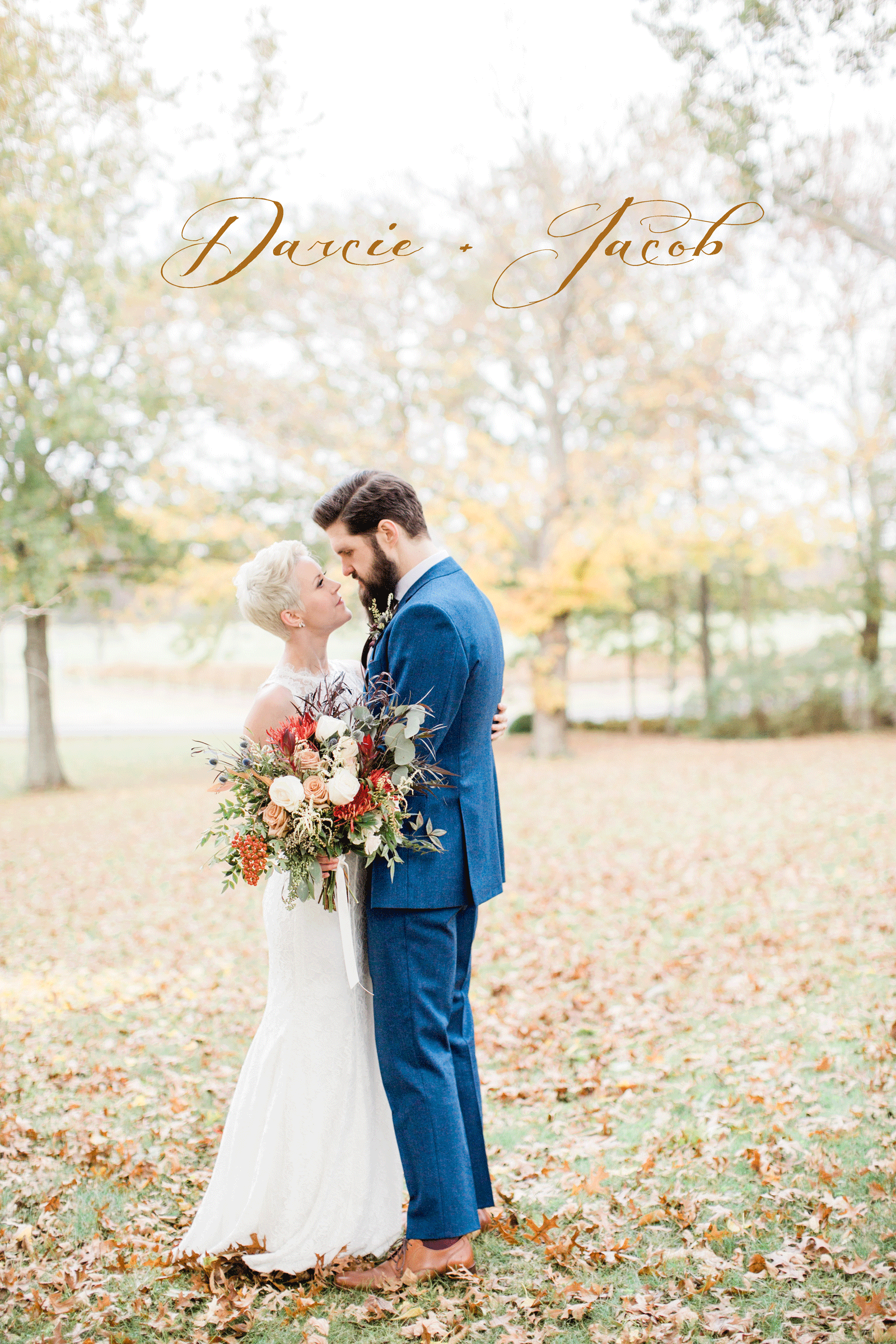 Light-and-airy-franklin-wedding-photographer An Intimate, Cozy Fall Wedding at Arrington Vineyards